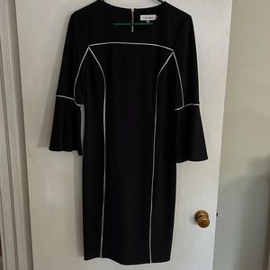 CalvinKlein Black Shift Dress